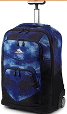 ‎HIGH SIERRA FREEWHEEL PRO WHEELED BACKPACK 138584 - SPACE BLACK
