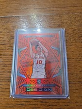2025 Panini Obsidian -Zaccharie Risacher Electric Etch Orange Flood 075/125 (RC)