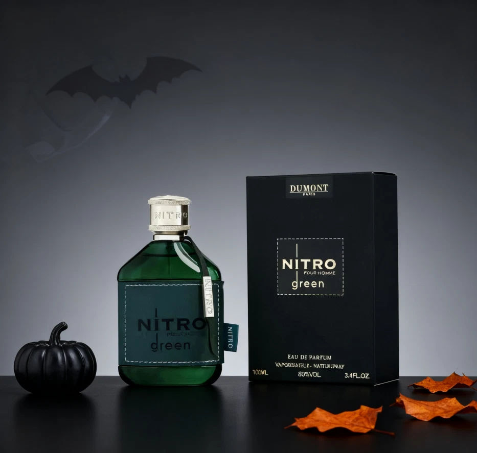 Nitro Green Eau De Parfum 3,4 oz - perfume masculino fresco e energético - Imagem 2 de 4