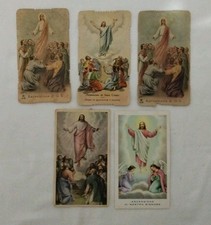 Lotto N. 5 Santini Antichi Ascensione Di Gesù Cristo 