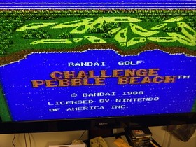 Bandai Golf: Challenge Pebble Beach  (Nintendo NES, 1989) Cart Only | Tested