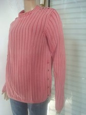 PULL MI SAISON DE MARQUE CELIO VIEUX ROSE PATINE COTTON T M/L 