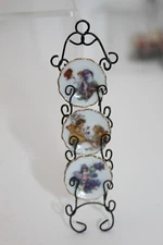 Dollhouse Miniature Fairy Themed Wall Plate Rack by Reutter Porcelain