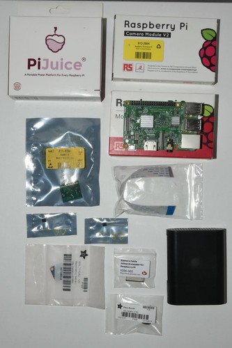 Raspberry Pi 3 B + PiJuice module + accessories (camera, sensors, case) - Afbeelding 2 van 8