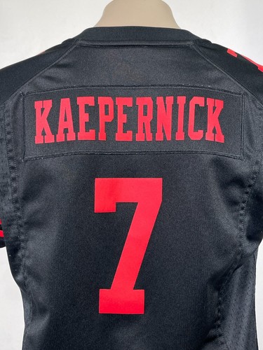Colin Kaepernick #7 San Francisco 49ers Nike Black Game Jersey Women's MEDIUM - Picture 2 of 14