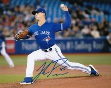 THOMAS PANNONE BLUE JAYS ANGELS AUTOGRAPHED SIGNED PHOTO 8X10 MLB BASEBALL C