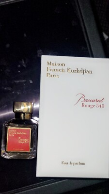 Maison Francis Kurkdjian Baccarat Rouge 540 Eau De Parfum 2.4oz Used 1x