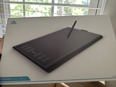 Huion New 1060PLUS Graphic Drawing Tablet 12 Key 10×6.25 inch working area