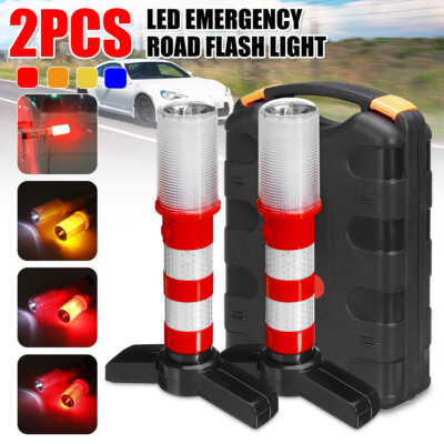 2x KFZ LED Notfall Warnung Licht Blitzlicht Dash Strobe Lampe Warnleuchte Rot