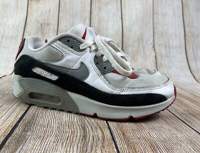 Nike Air Max 90 LTR Photon Youth 6Y Varsity Red White Grey CD6864-019 Shoes