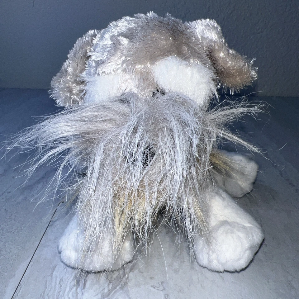 Ganz Webkinz Gray Schnauzer Dog 8" Plush Stuffed Animal HM159 with No Code  - Image 2 of 4