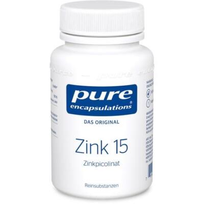 PURE ENCAPSULATIONS Zink 15 Zinkpicolinat Kapseln, 180 St PZN 02774504