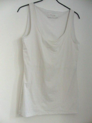 SHIRT WEIß Mode Damenkleidung Fashion Marke VILA Gr.38/40 elastisch