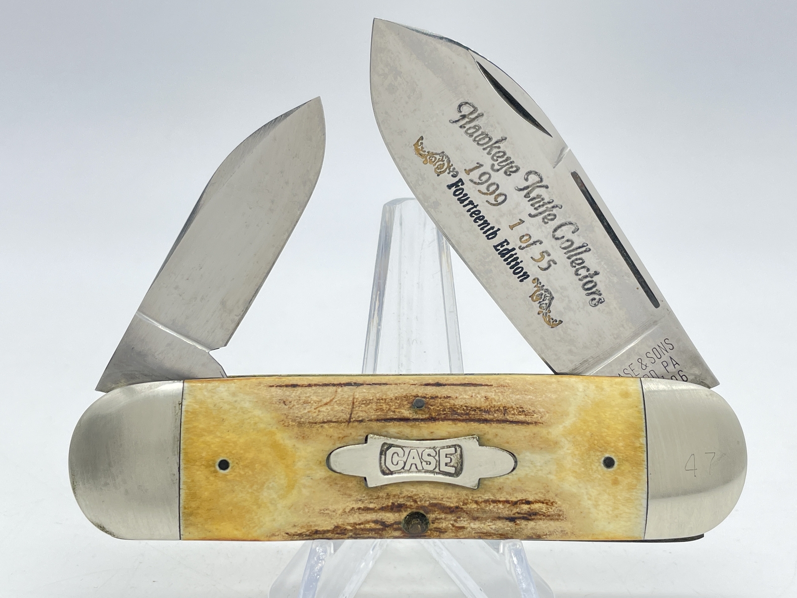 1996 W.R. CASE & SONS 52050 1999 Hawkeye Knife Collectors Elephant Toe