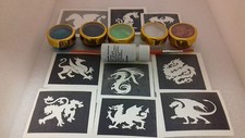 Drachen Themen Glitter Tattoo-Set mit 30 Scha...