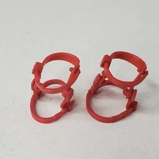 Pair of WWE Elite WWF Knee Brace Accessory Jakks Lot Replacement Part Figure Set