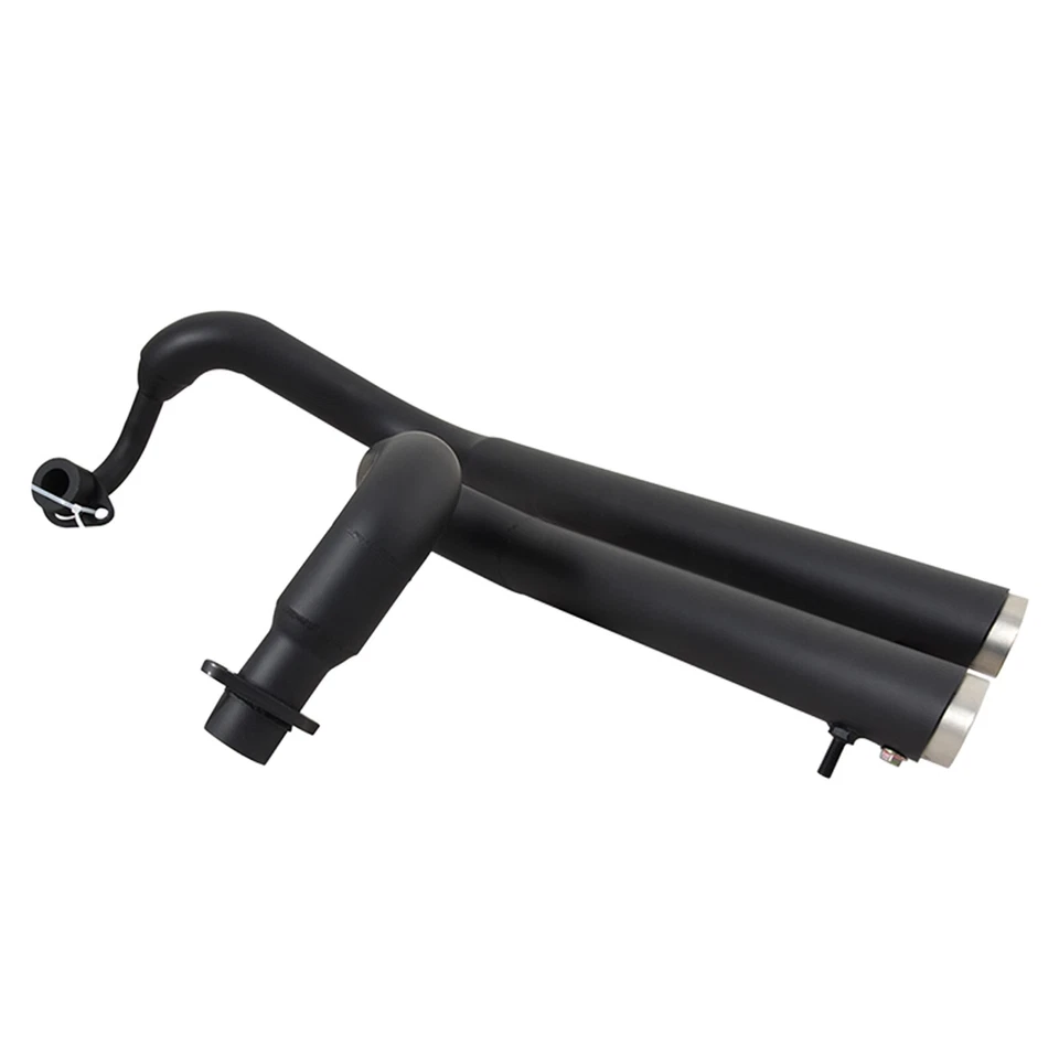Black Exhaust Pipe Systems Fit for Yamaha V star 650 XVS650 Dragstar 650 XVS400 - Imagem 4 de 4