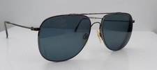 Vintage Marchon Autoflex Gunmetal Pilot Metal Sunglasses Japan FRAMES ONLY
