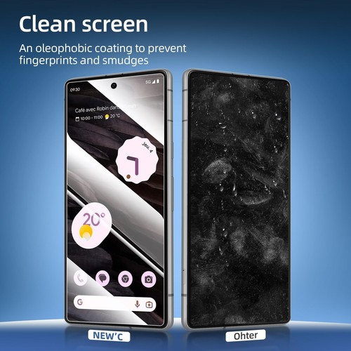 NEW'C Lot de 3 Verre Trempé pour Google Pixel 7a Film Protection écran - sans... - Photo 8 sur 8