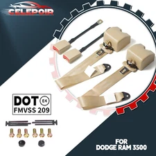 3 Point Safety Adjustable Seat Belt Straps Car Vehicle Belt for Dodge Ram 3500