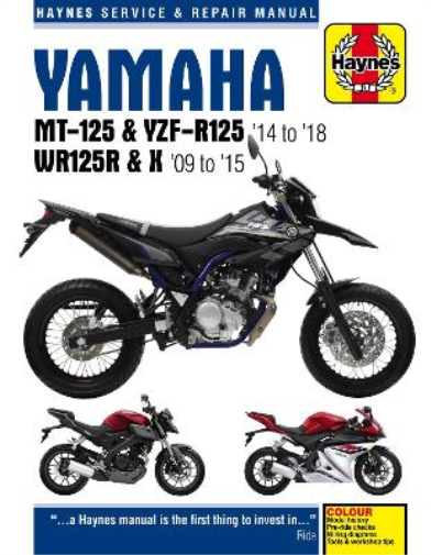 Yamaha MT-125 & YZF-R125 (14-18), WR125R/X (09-15) (Tascabile)
