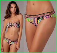 Trina Turk Marrakesh Surf Buckle Side Hipster Bikini Swimsuit Bottom 10