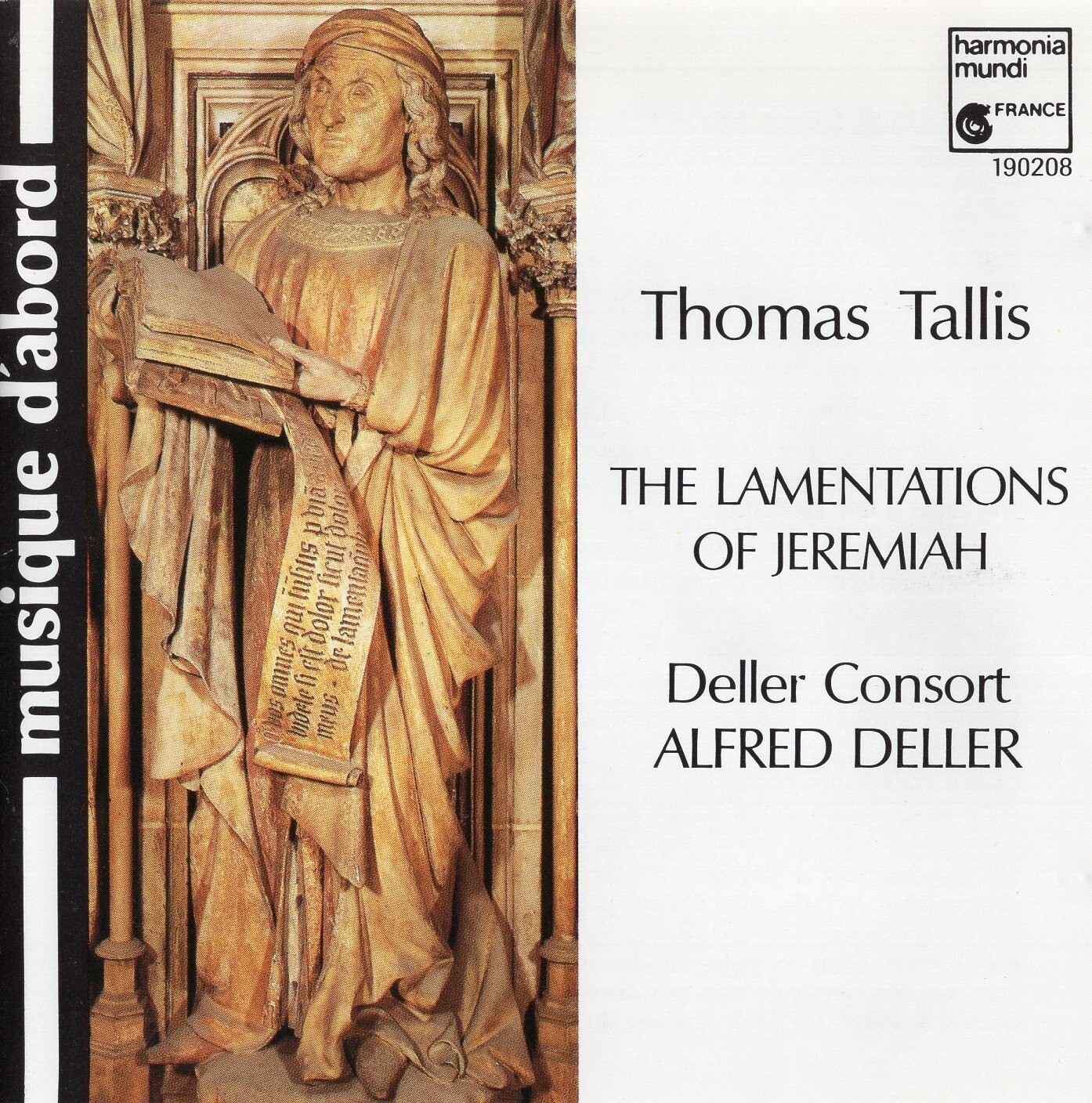 Thomas Tallis - The Lamentations of Jeremiah / Deller Consort · Alfred Deller