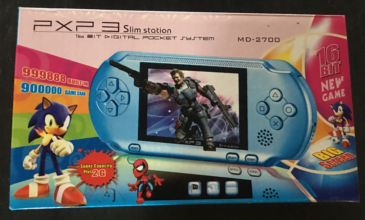 Playstation PXP 3 Slim Station digital pocket system with game