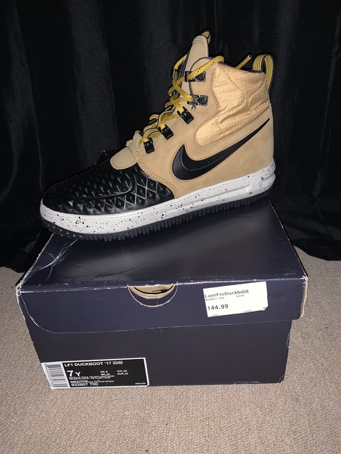 nike lunar force 1 duckboot metallic gold