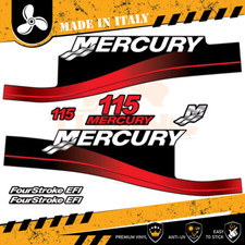 Décalcomanies adhésif Moteur hors-bord Mercury 115 Ch - Four Stroke EFI OLD