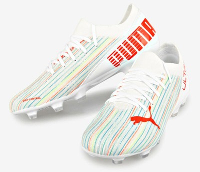 PUMA Men ULTRA 3.2 FG/AG Cleats White 
