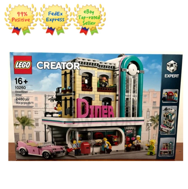 LEGO 10260 Expert Downtown Diner Box 5702016111842 | eBay