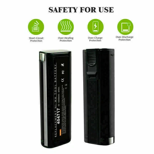 2X For Paslode Impulse 6V 5Ah 5000mAh 404717 Ni-MH Battery 900400 900420 Nailer - Picture 3 of 11
