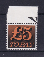 GB 1970 &pound;5 Postage Due (SG D87)      Unmounted Mint                      (t4707)