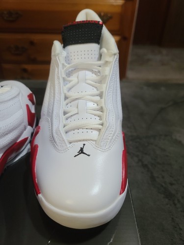AIR JORDAN 14 RETRO CANDY CANE 2012 487471 101 NEW DEADSTOCK - Picture 6 of 15