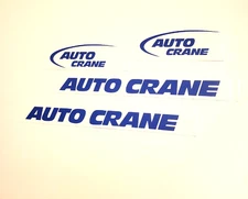 Auto Crane Decals Stickers Boom AUTOCRANE GLOSS BLUE 32" 12" truck Fast USA