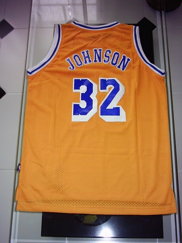CAMISETA NBA - MAGIC JOHNSON #32 - M - LA LAKERS - NUEVA! - Imagen 3 de 5