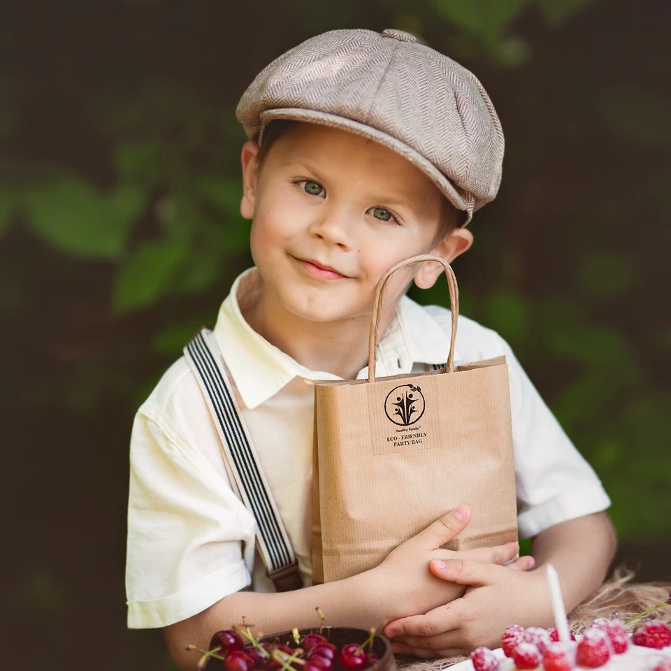 Bolsas ecológicas para fiesta de cumpleaños, sin plástico, precargadas por Healthy Family Foto 3 de 4