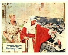 The Black Tent Original Lobby Card Anthony Steel Andre Morell Sheik with rifle
