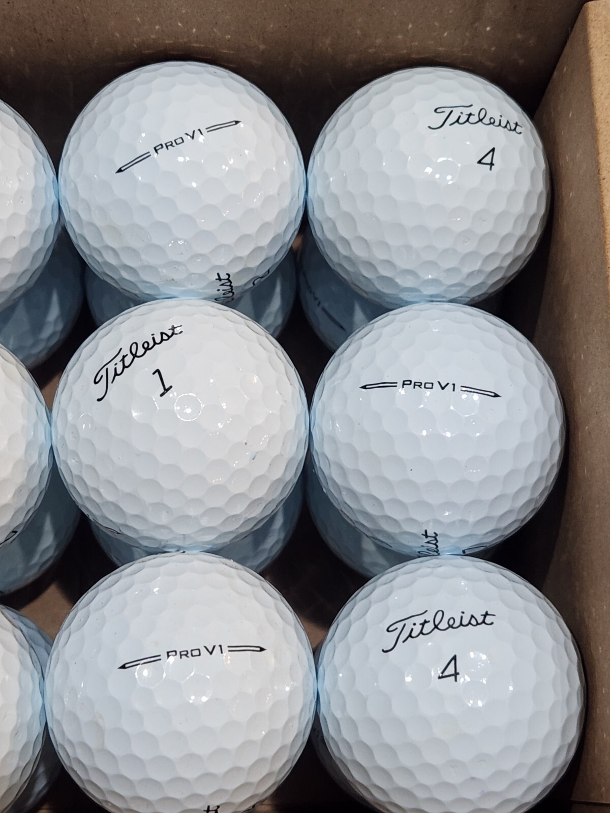24 TRULY Mint 5A Titleist Pro V1 *2023* Latest Edition Golf Balls No