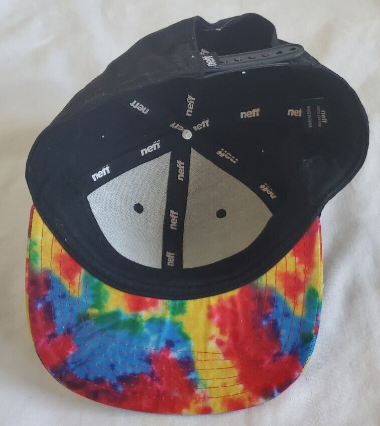 Neff  Baseball Cap Flat Brim Snapback Embroidery … - image 8