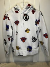 NBA Adult X Small National Basketball League Hoodie Sweatshirt Mens Kids flaw 