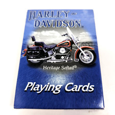 Harley Davidson Heritage Softail Playing Cards 2003  *Tape Seal NO PLASTIC, READ