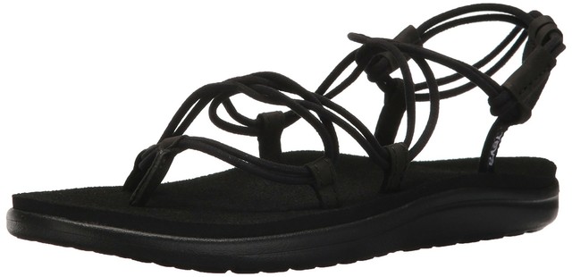 Teva 1019622 BLK Voya Infinity Black Women's Sandals 8 US for sale online | eBay