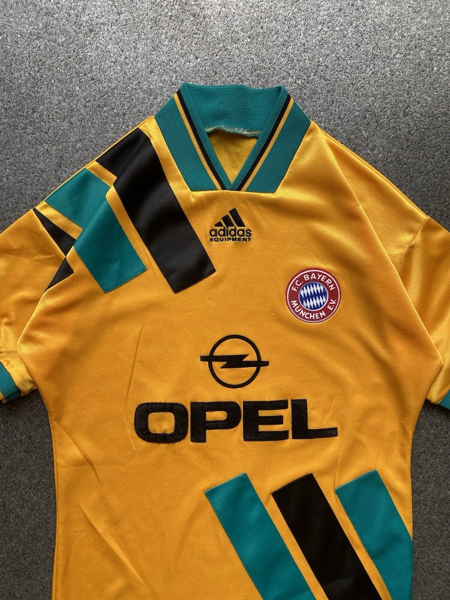 Fc Bayern Munich 1993-1995 Away Jersey Adidas Equipment Shirt Sz