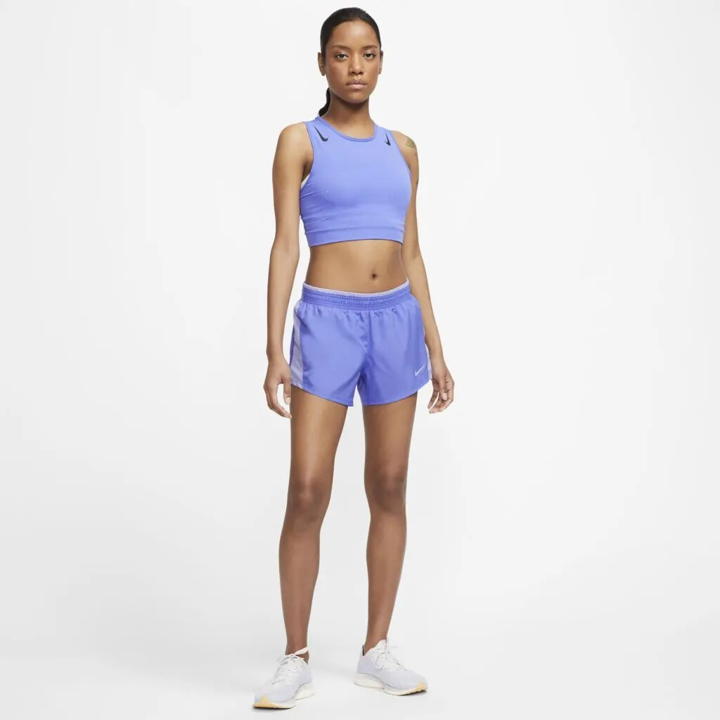Nike Dri-FIT 2-in-1 10 k RUNNINHG SHORTS Women's Size L Blue UK