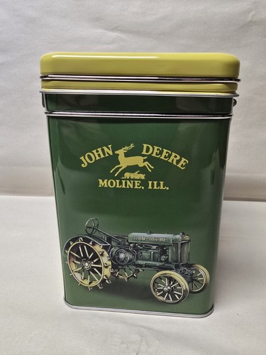 Licensed Locking Tin Canister John Deere - Picture 2 of 7