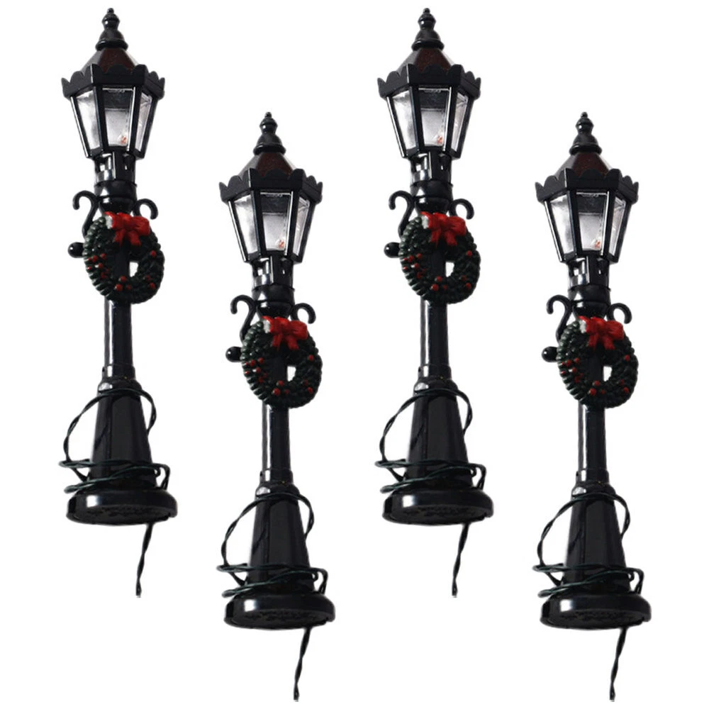 Miniature village street lights deals