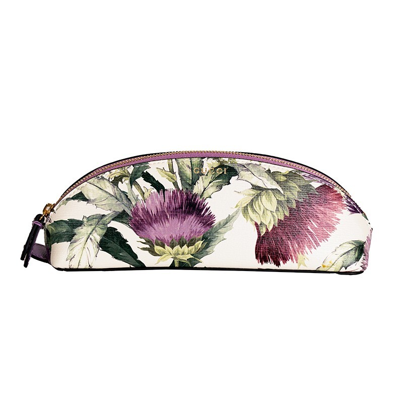 NEW $410 GUCCI Purple Thistle Herbarium FLORA FLORAL Pencil