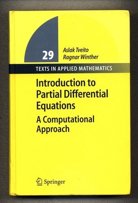 Intro to Partial Differential Equations: A Computational Approach - Springer HC